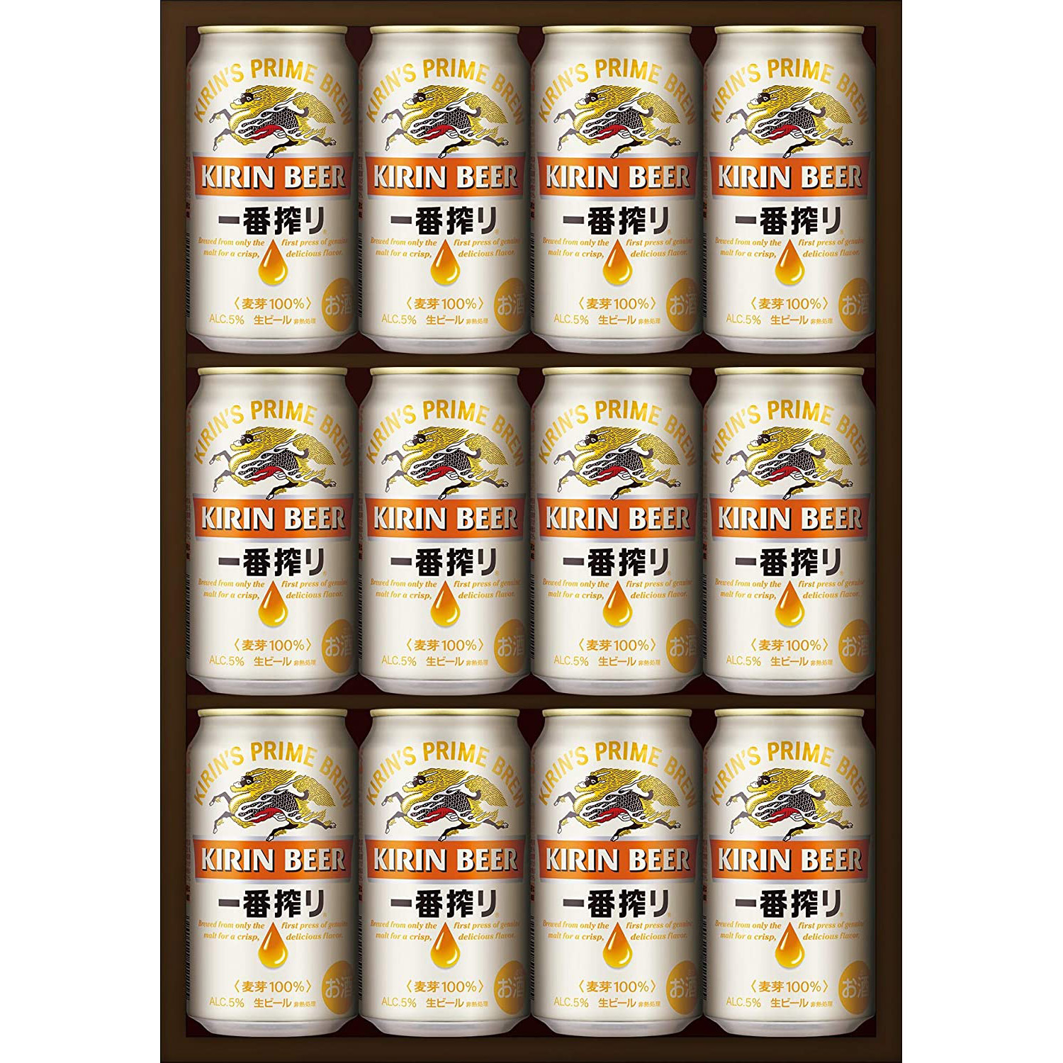 キリン 一番搾り生ビールセット 350ml×12本 【ギフトボックス入り】 株式会社善波 酒の善波