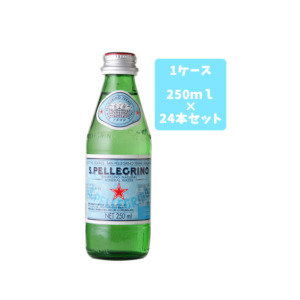 サンペレグリノ S.PELLEGRINO 炭酸入りナチュラルミネラルウォーター 250ml×24本