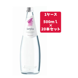 スルジーヴァ Surgiva ミネラルウォーター スパークリング 500ml×20本