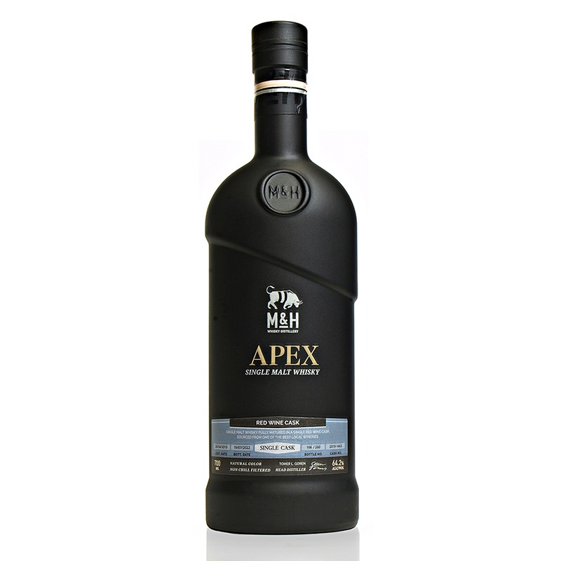 M&H APEX SINGLE CASK Israeli Red Wine Cask　64.2%