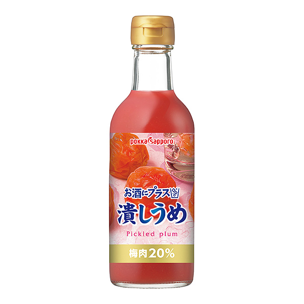 【ポッカサッポロ】お酒にプラス　潰しうめ　300ml（賞味期限：2025年2月7日）