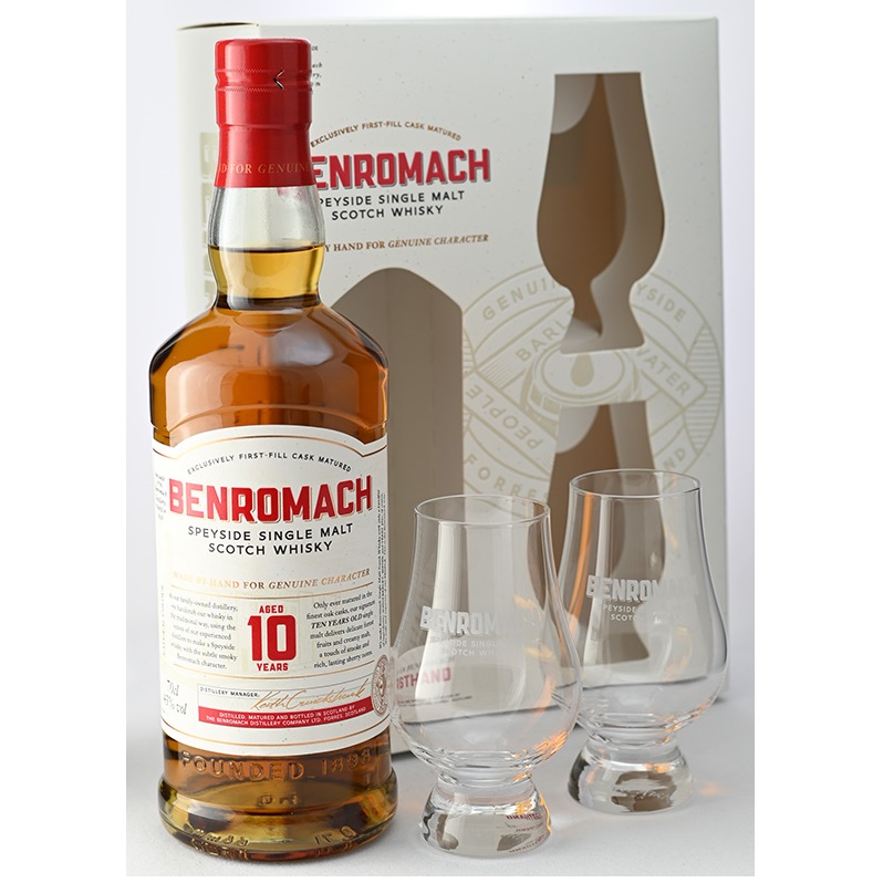 ベンロマック10年 700ml 43% グラス セット