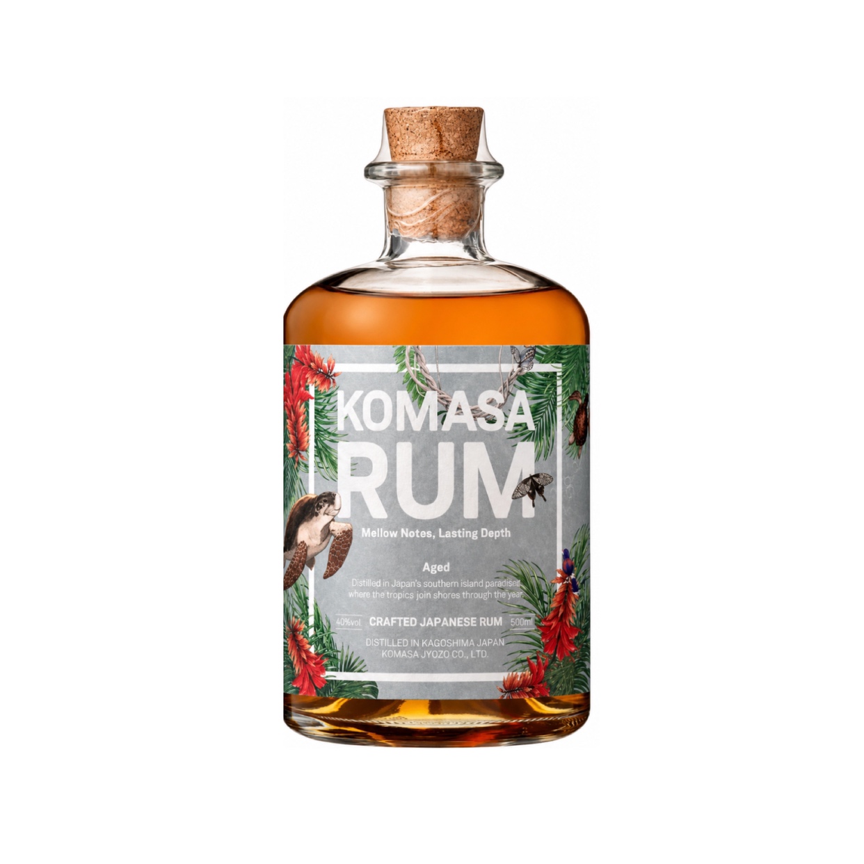 【予約商品】KOMASA  RUM  Aged  40%  500ml (2026年9月10以降、順次発送)